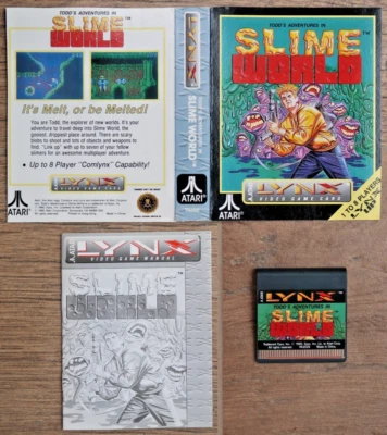 Atari Lynx Game - Todd's Adventures in Slime World (PA2029) with Manual - Tested - Image 1 of 4