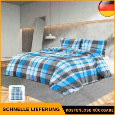 Bettwäsche Baumwolle Bettgarnitur Bettbezug Kissenbezug mehrere Auswhal vidaXL - Bild 1 von 4