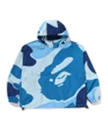 A BATHING APE (BAPE) Giacca mimetica con cappuccio A Bathing Ape ABC blu 1l30 140 302 taglia L ❘ dal Giappone nuova