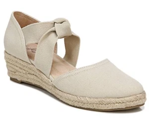 LifeStride Kascade Slip On Khaki Strappy Wedge Sandals 11 M - Picture 1 of 7