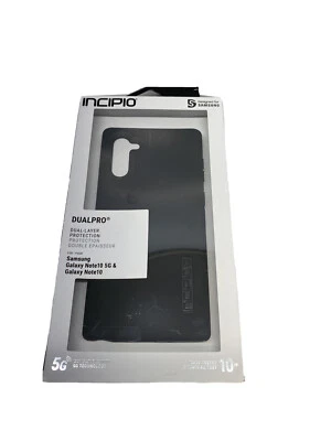 Чехол Incipio серии DualPro для Samsung Galaxy Note10 и Note10 (5G) — черный, новый - Изображение 1 из 2