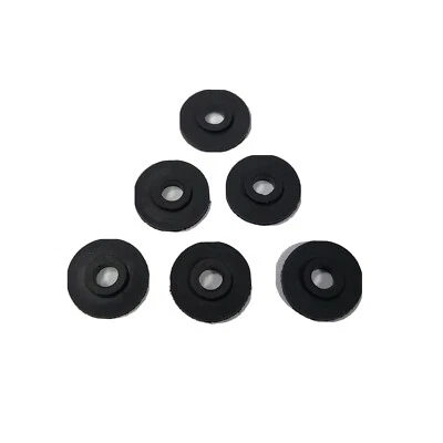 Thorens TD-125 125 Mkii Tocadiscos Chasis Aislamiento Arandelas, Nuevo Juego de seis Foto 1 de 4