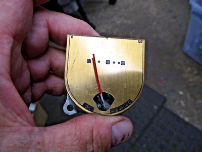 Manómetro de presión de aceite Mercury 1942 sin caja nuevo IK Foto 1 de 3