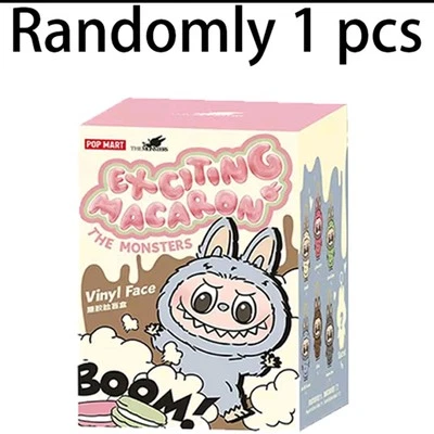 POP MART Labubu The Monsters Etciting Macaron Plush Series(1 Blind Box Figures)