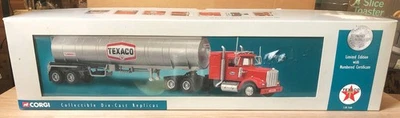 Mint limited edition Corgi (1:50 scale) die-cast Kenworth W925 Texaco semi lorry - Image 1 of 4
