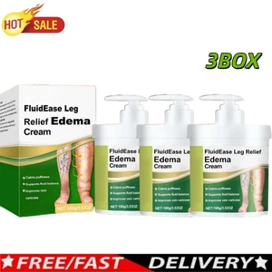 3X Crema antiinflamación para terapia de piernas edema crema para piernas reducir la hinchazón de las piernas - Imagen 1 de 16