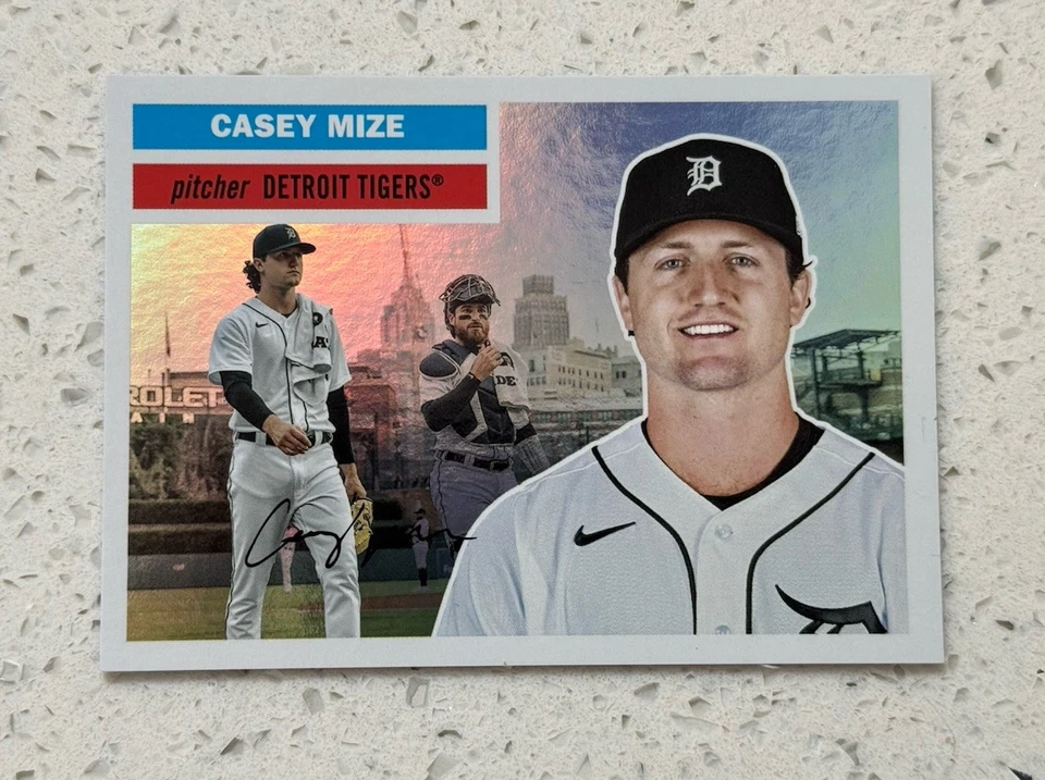 2023 Topps Archives Casey Mize Silver Foil Tigers NM /199 - Image 1 of 2