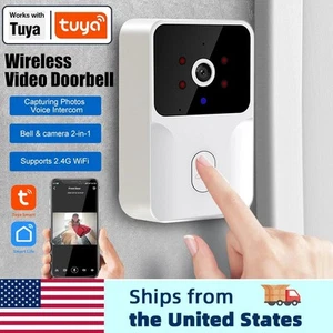 Tuya Smart Video Doorbell Camera HD Wireless doorbell for Home Security, Night V - Picture 1 of 16