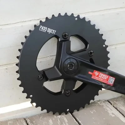 107BCD 2x Platos AERO 46-33T 48-35T 50-37T 52-39T para Bicicleta de Carretera/Grava Foto 1 de 4