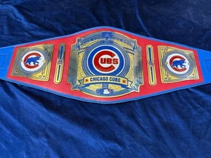 Chicago Cubs  WWE Legacy Championship Title Belt Adult Size  4MM Brass - Picture 1 of 5
