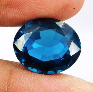 Zertifizierter 18,55 Ct natürlicher Paraiba Turmalin - lebendiges Neonblau, Top Edelsteinqualität - Bild 1 von 9