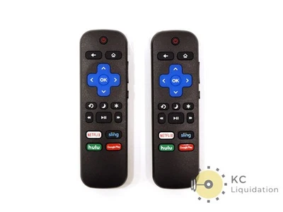 AMAZ247 2x Replacement Insignia TV Remote Compatible with All Insignia Roku TVs