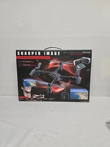Sharper Image FPV Streaming Drone Quadcopter With VR Headset And Box - Picture 1 of 1