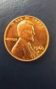 RARE 1960 D Lincoln Cent D Small Date DDO, DDR, DIE CHIP on 6, B in LIBERTY. - Bild 1 von 9