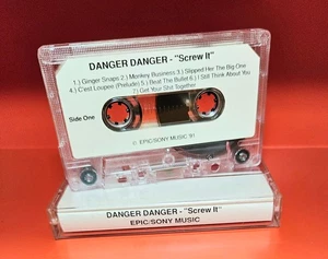 DANGER DANGER "Screw It !" D EPIC / SONY 1991 PROMO Tape MC Cassette HARD ROCK - Picture 1 of 3