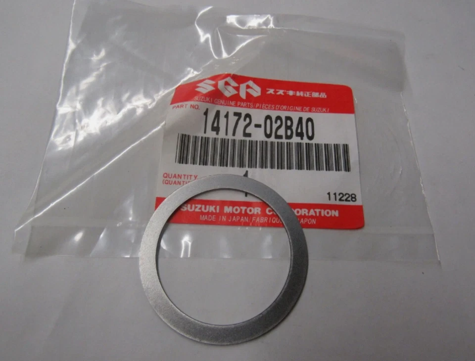 1989-2001 Suzuki RM80 lavadora de flange de tubo de escape OEM Quantidade: 4 14172-02B40 - Imagem 1 de 1