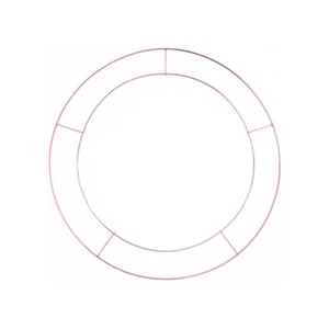 16" Flat Wire Wreath Round Rings for Christmas Decoration And Funeral Wreath - Picture 1 of 3