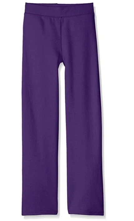 Hanes EcoSmart Girls' Open Bottom Leg Sweatpants Youth ComfortSoft Elastic waist - Image 1 of 1