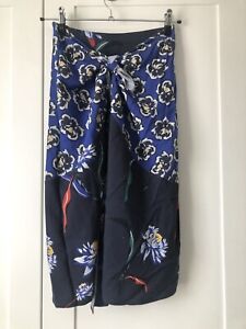 Paul Smith Silk Floral Wrap Skirt Size 10
