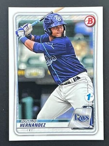 RONALDO HERNANDEZ 2020 Bowman 1st Edition #BFE-12 Tampa Bay Rays - Picture 1 of 2