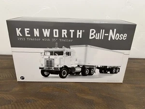 Kenworth Bull-Nose 1953 Tractor W/35' Trailer First Gear 1/34 Scale Diecast - Picture 1 of 11