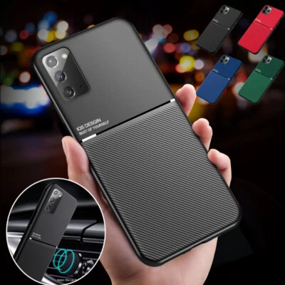 QVBWORLD Funda Silicona LUJO Magnética A Prueba de Golpes para Samsung A51 A71 M30s M51 A21s