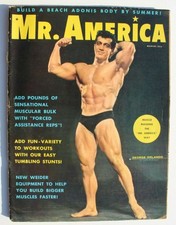 Vtg March 1960 Mr. America Bodybuilding (Muscle Beach) George Orlando Magazine