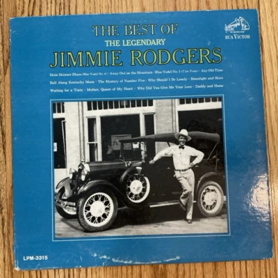 Jimmie Rodgers: The Best of Legendary Jimmie Rodgers LP 1965 RCA Victor LPM-3315 - Image 1 of 4