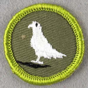 Taubenaufzucht 1961-1968 Typ F Rollrand Khaki Köper Verdienstabzeichen - Bild 1 von 1