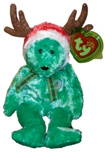 Ty Beanie Baby - 2002 HOLIDAY TEDDY the Bear (8.5 Inch) MWMTs Stuffed Animal Toy - Picture 1 of 8