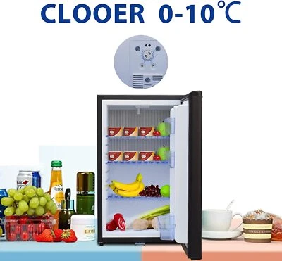 Mini refrigerador de 1,7 CU FT 12 V RV semirremolque refrigerador AC DC refrigerador silencioso compacto Foto 1 de 4