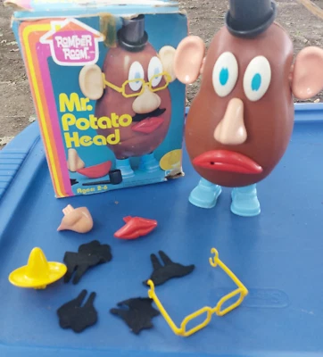 Vintage Romper Room Mr Potato Head Hasbro with Box 1976 - Image 1 of 4