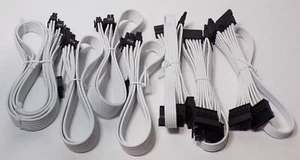 Corsair PC Cables de Alimentación Modulares PCIe 5.0 Tipo 5 Blanco - Lote de 7 062425WT - Imagen 1 de 2