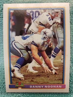 1991 BOWMAN DANNY NOONAN #121 DALLAS COWBOYS  - Image 1 of 4