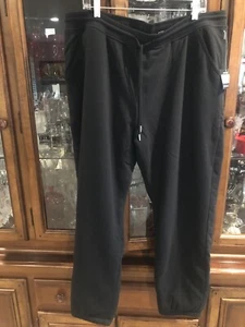 Eddie Bauer Women's Cozy WR Camp Fleece Lined Jogger Pants Black XL NWT Rare - Picture 1 of 14
