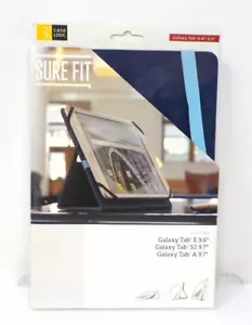 Case Logic SureFit Folio for 9.6"-9.7" Samsung Galaxy Tablet - Indigo NEW - Picture 1 of 4