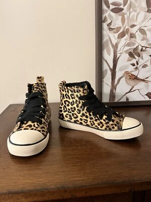 Zapatillas altas Polo para niños con estampado de leopardo (vaca) Foto 1 de 4