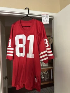 2002 Terrell Owens Wilson Home Red Throwback San Francisco 49ers Size 56 HOF - Picture 1 of 3