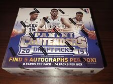 2015 Panini Contenders Draft Basketball Hobby Box 5 Auto Av Chase Booker RC