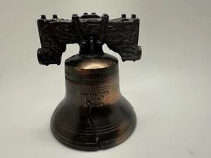 Liberty Bell Metal Copper Brass Souvenir Philadelphia Pennsylvania - Picture 1 of 7