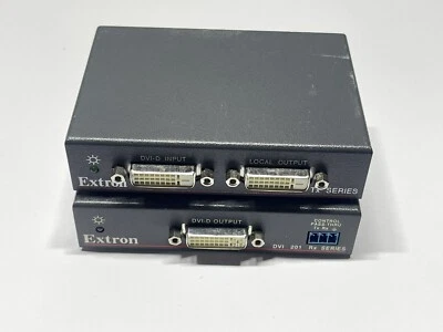 Extron DVI 201 Tx/Rx Pair - Twisted Pair Extender 1080 HDTV 60 Meter 60-734-03 - Image 1 of 4