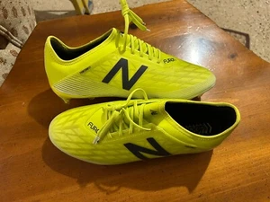 New Balance Furon V5 Destroy Sulphur FG/AG MSFPFBS5 Men 2E Size 10.5 Yellow - Picture 1 of 9