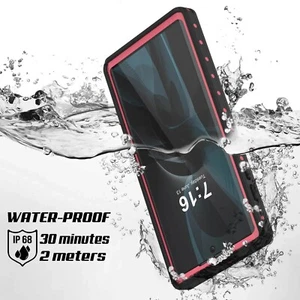 PunkCase IP68 Waterproof Case for Samsung Galaxy Note 10 Studstar Series Pink - Picture 1 of 6