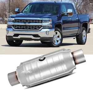 2.5" Inlet/Outlet Catalytic Converter Stainless Steel for Chevy Silverado 1500 - Picture 1 of 13