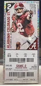 Jalen Hurts 2017 Alabama Game Stub Rookie Super Bowl MVP Philadelphia Eagles - Picture 1 of 4