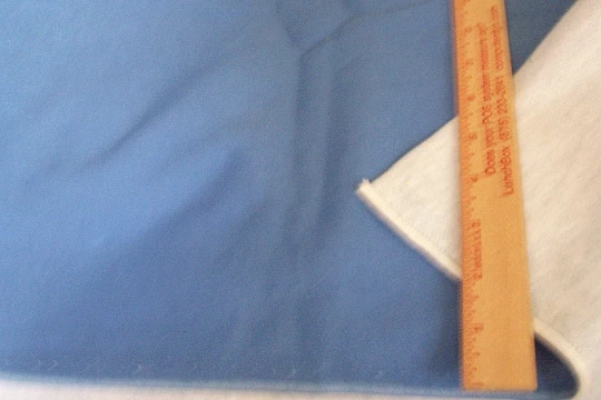 Periwinkle Blue w/cotton lined backing Fabric 1 yard 4" Length x 52" width - Image 1 of 1