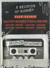 5 SECONDS OF SUMMER cassette print 2014 CARD HOLDER official merch SEALED 5SOS