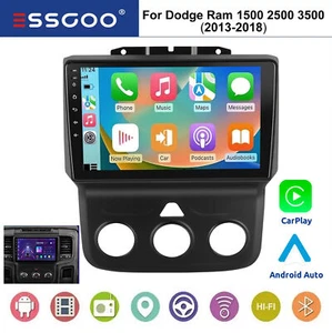 For 2014-2018 Dodge Ram 1500 2500 3500 Stereo WiFi GPS Car Radio Apple Carplay - Imagen 1 de 13