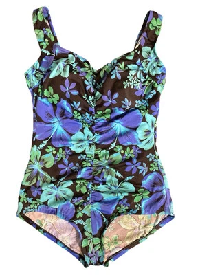Azul Tropical Minimizer Body Shaper Bañador Talla 16 Foto 1 de 4