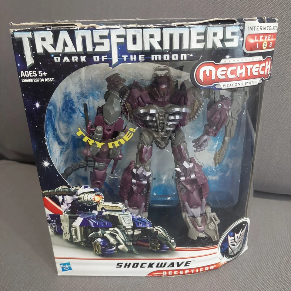 Transformers Shockwave Mechtech Voyager Class Dark Of The Moon DOTM 2011 Hasbro - Imagen 1 de 4
